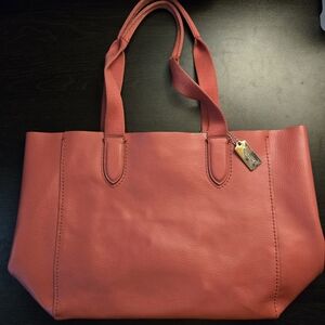 COACH F58660 Strawberry Brightred Derby Tote Bag